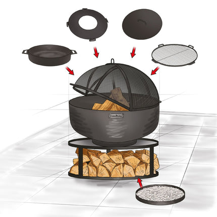 80 cm Fire Bowl XXL “VIKING”